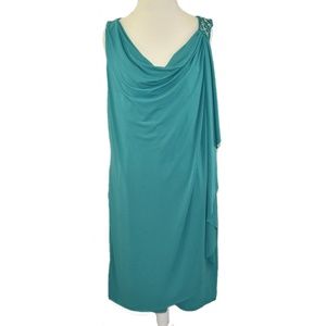 Max & Cleo XL Dress Shift Cocktail Party Teal